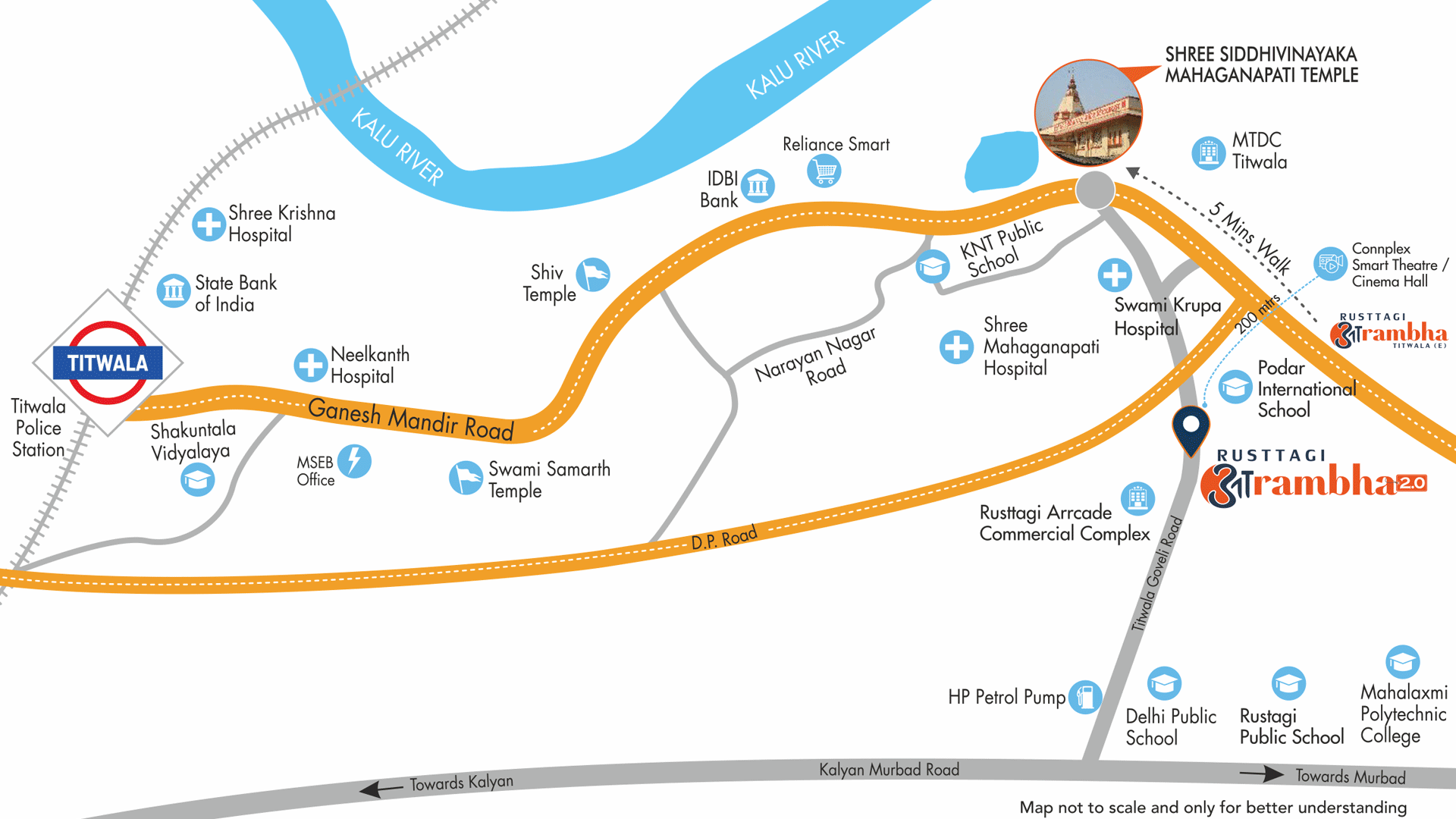 Rustagi Aaramba 2.0 Titwala Affordable 1 and 2 bhk Appartments in titwala near ganesh mandir