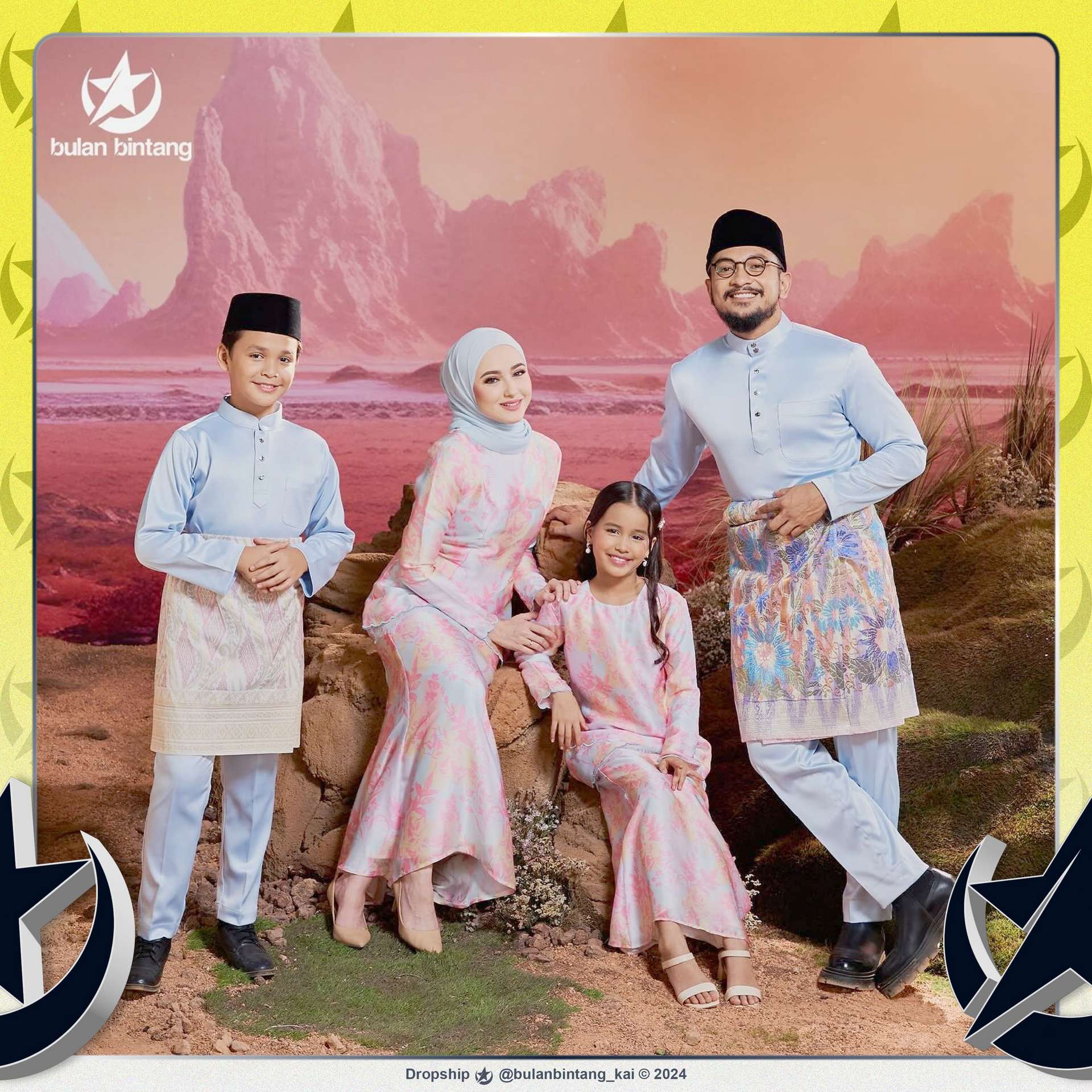 BAJU RAYA BULAN BINTANG 2024