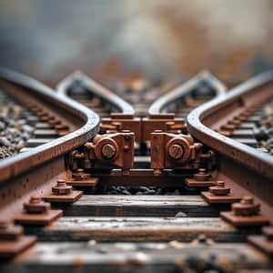 Ruban chauffant sur les aiguillages