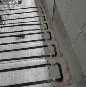 Mise hors gel d&apos;escalier