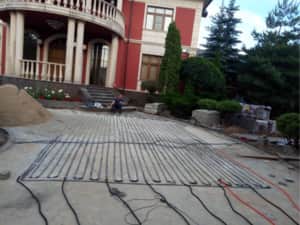 Mise hors gel d&apos;entrée d&apos;une résidence