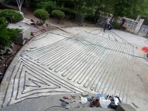 Mise hors gel d&apos;une entrée privée