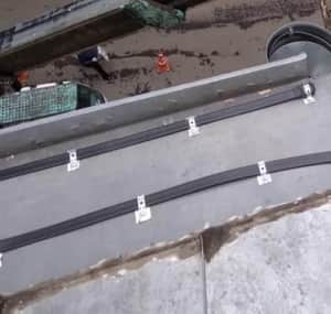 Mise hors gel d&apos;une gouttière