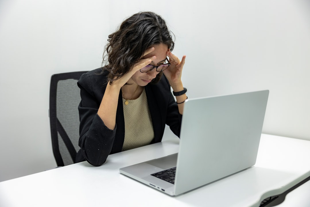 Photo image of workplace burnout