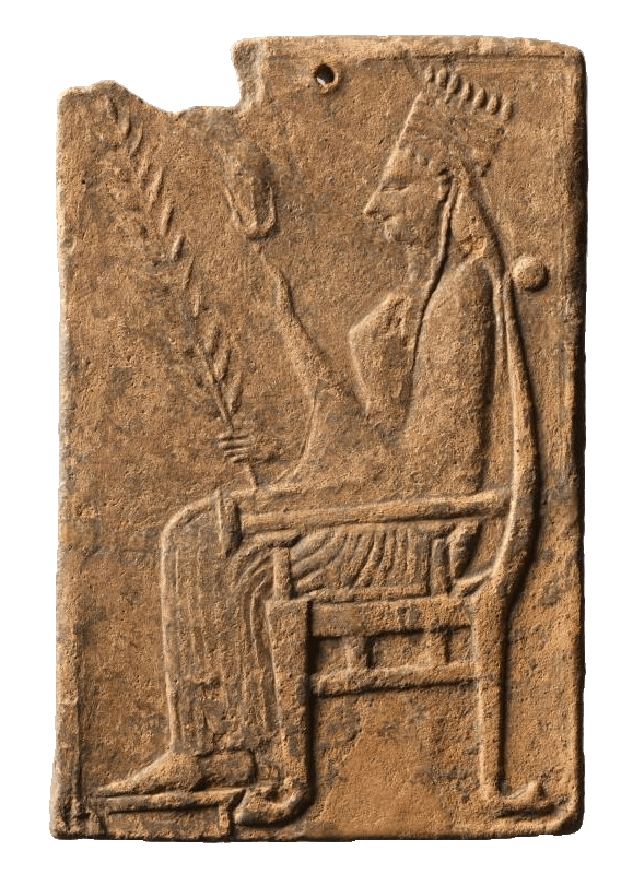 Terracotta relief pinax (c. 490 BCE)