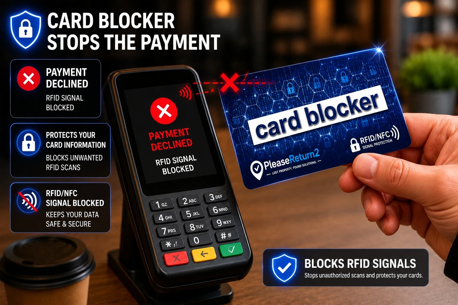 PleaseReturn2 RFID Card Blocker