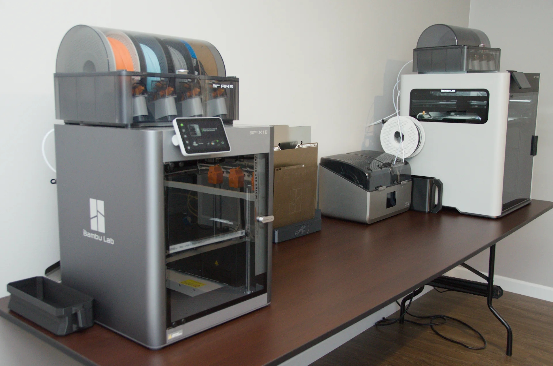 Two Bambu Lab Printers