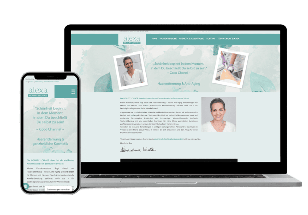 webdesign für kosmetikstudios