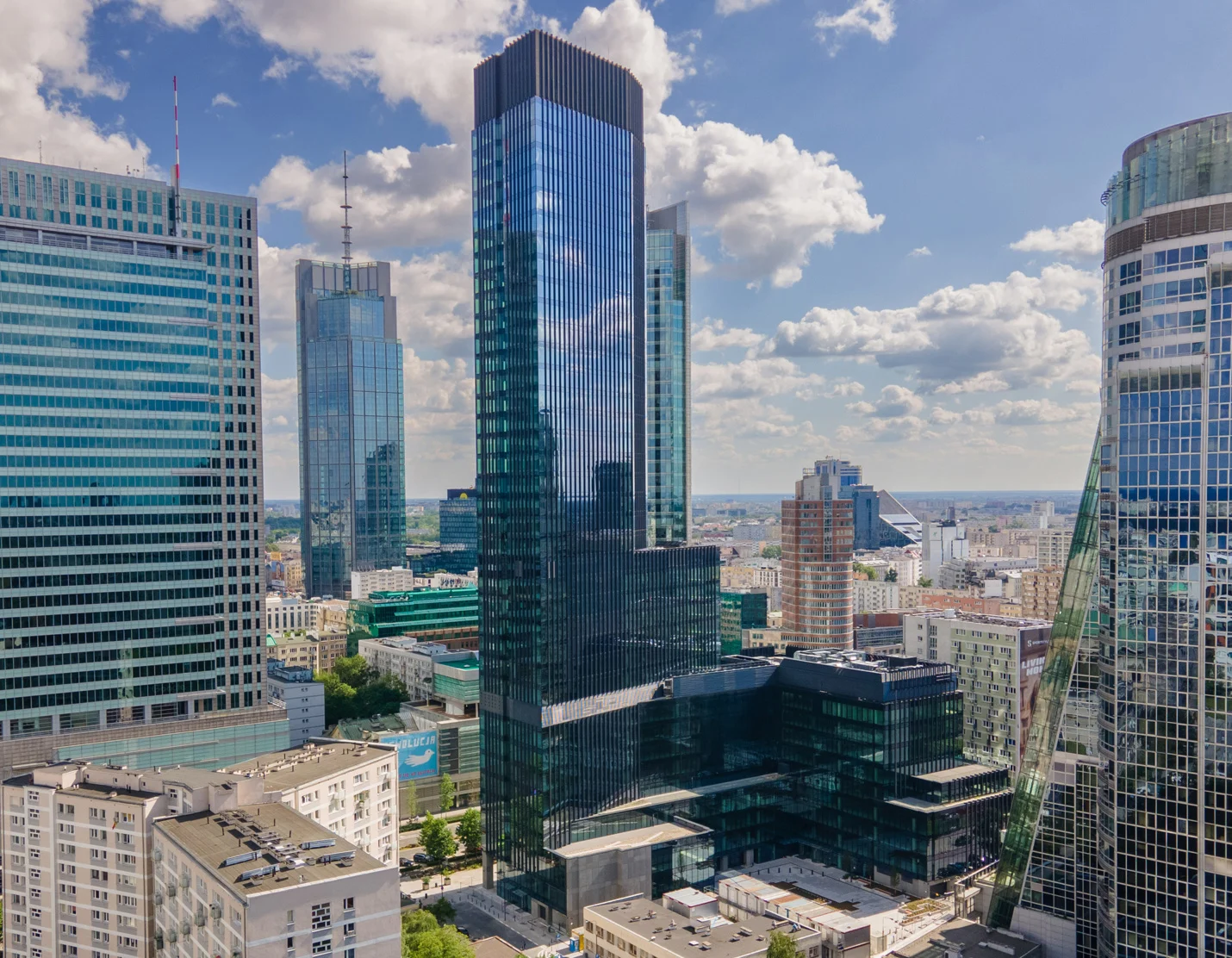 SkySawa - budynek pry budowie którego uczestniczył zespół