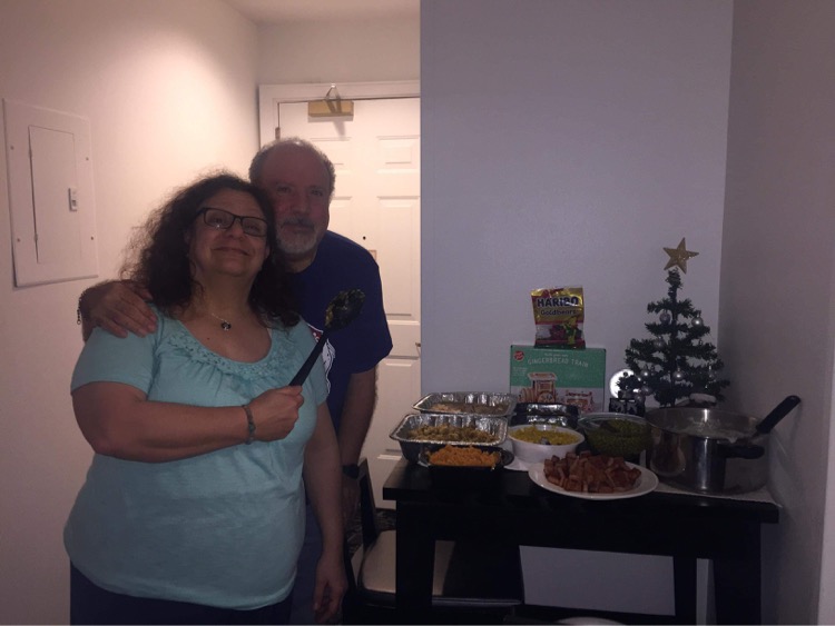 Christmas dinner in hotel
