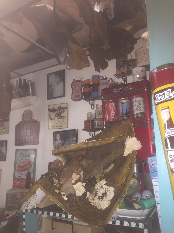 Our bathroom fell