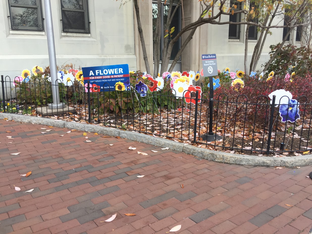 Outside U of Penn Hospital