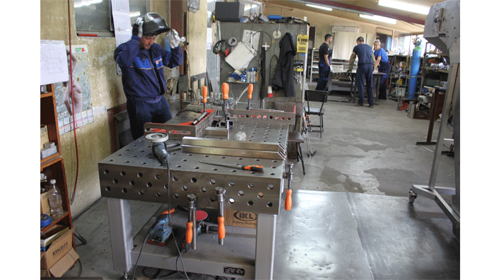 Welding department