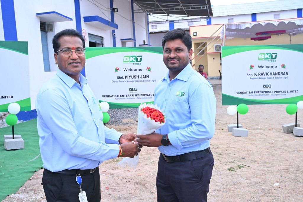 BKT Tyres Warehouse opening event  - Karimnagar