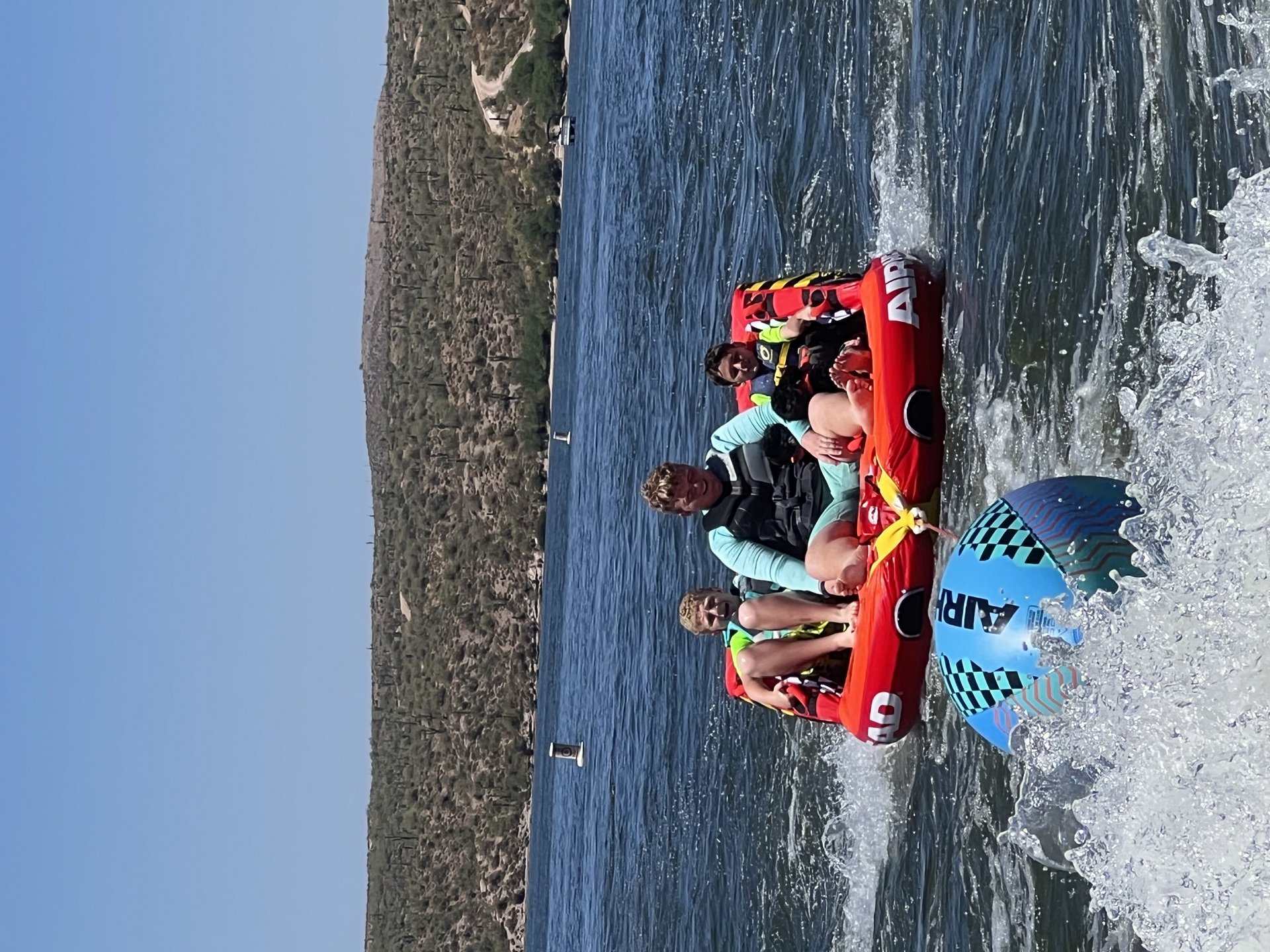 boat rental tube riding