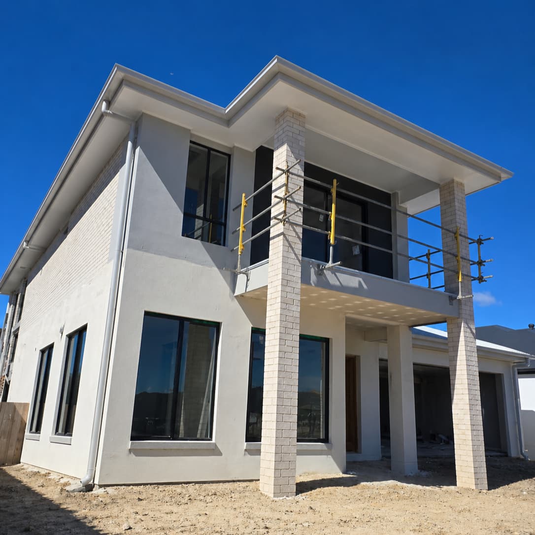 Image of installed balcony fall guard