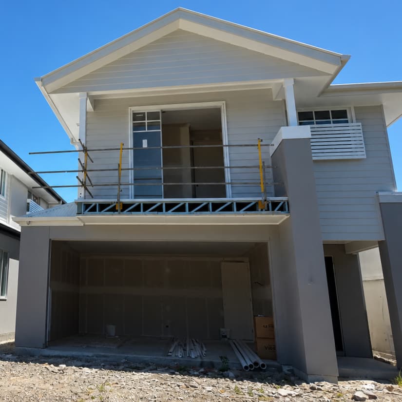 Image of installed balcony fall guard