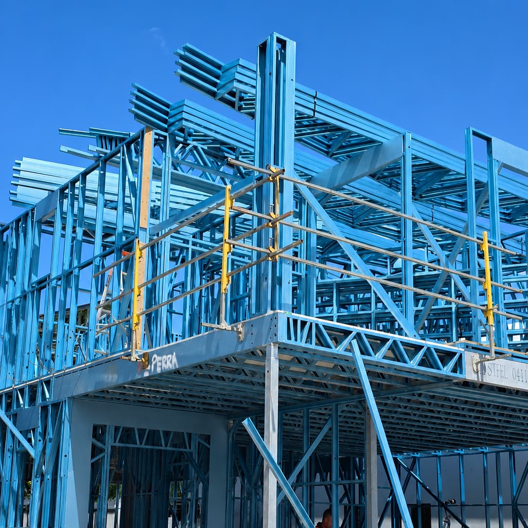 Image of installed balcony fall guard