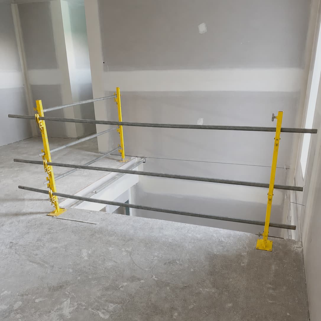 Image of installed internal fall guard