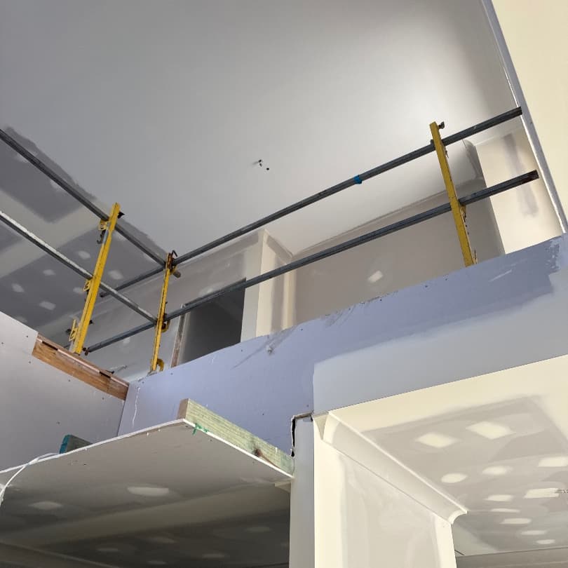 Image of installed internal fall guard