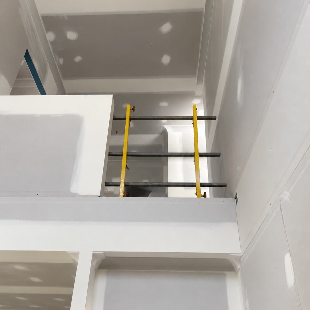 Image of installed internal fall guard