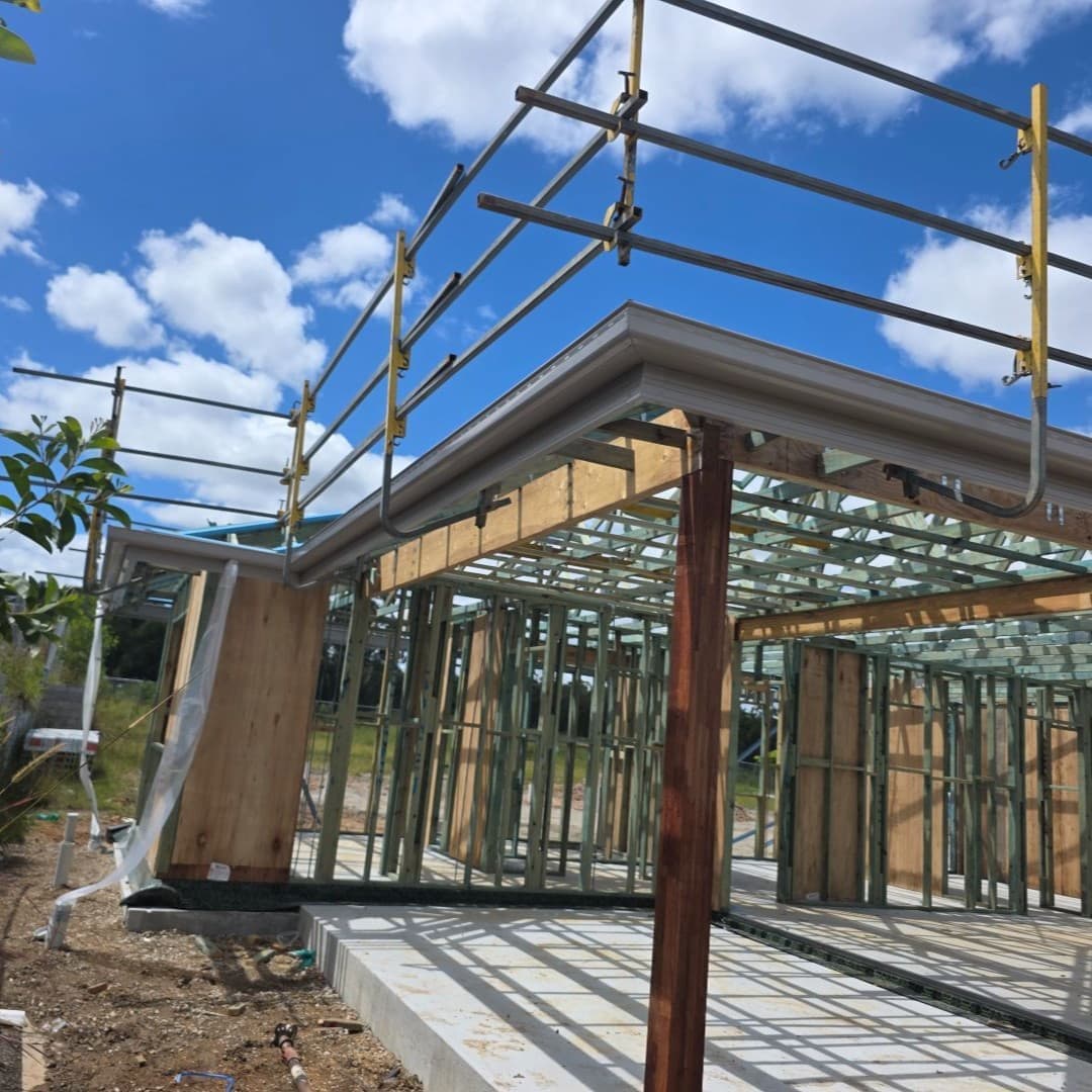 Image of installed rafter fall guard