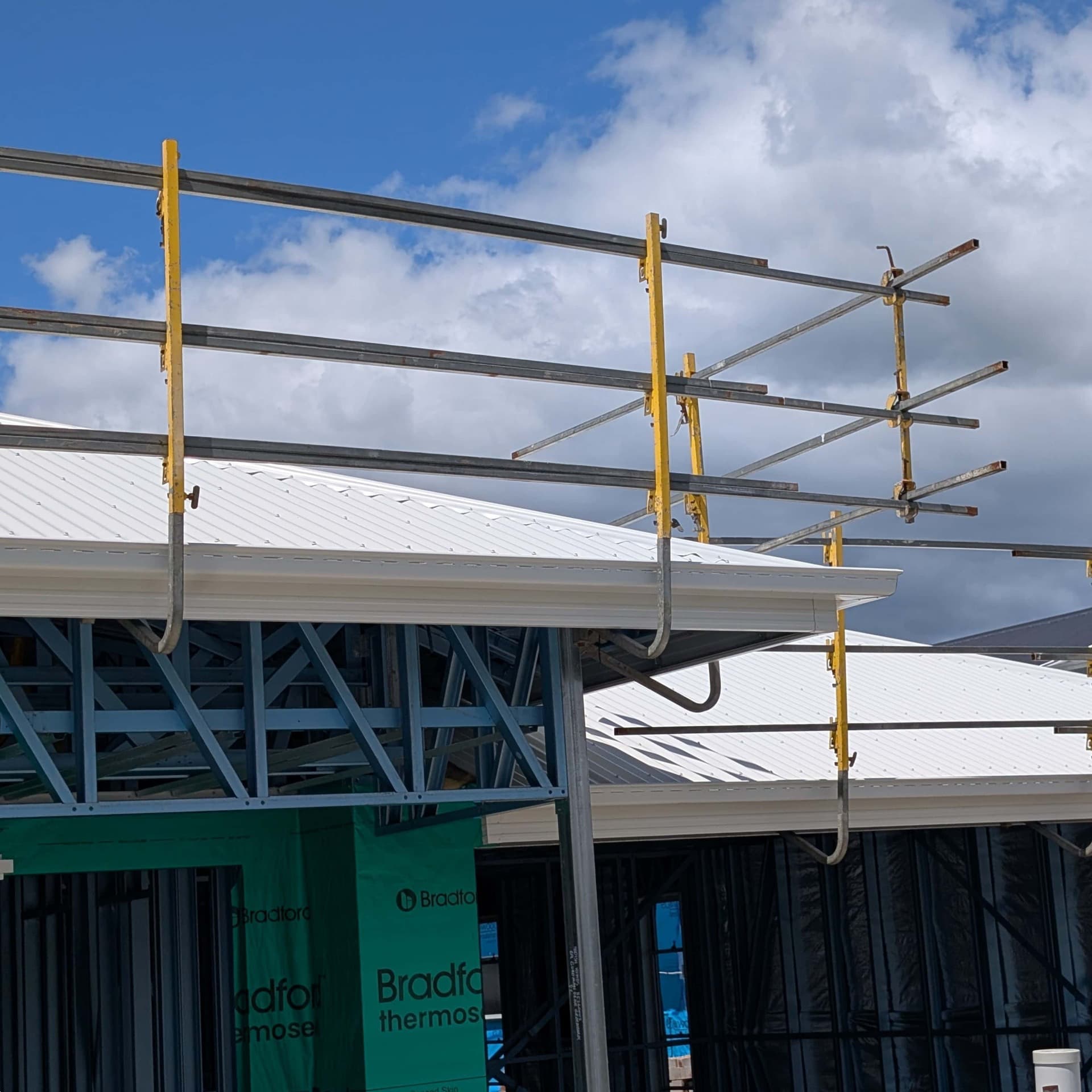 Image of installed rafter fall guard