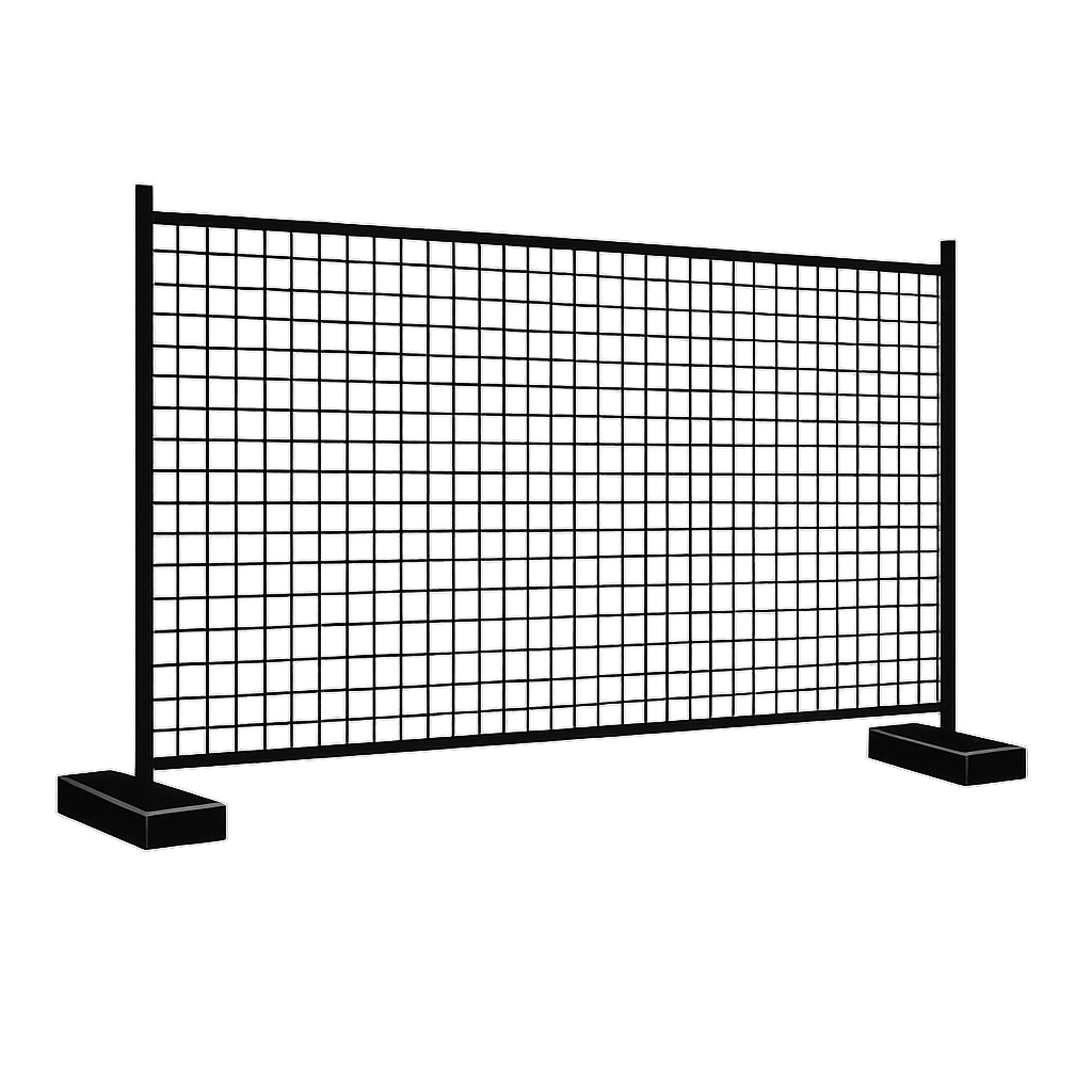 Temporary fencing icon