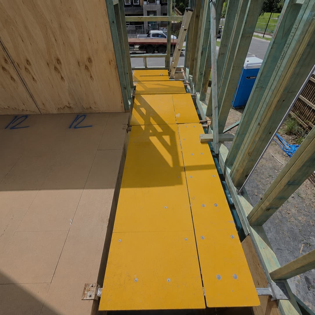 Image of void platform installed on job site