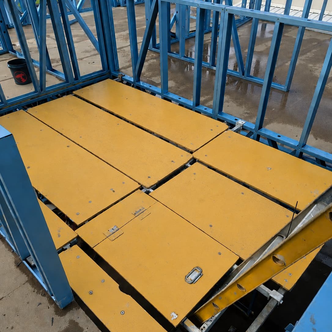 Image of void platform installed on job site