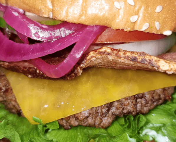 café Himmelblå burger