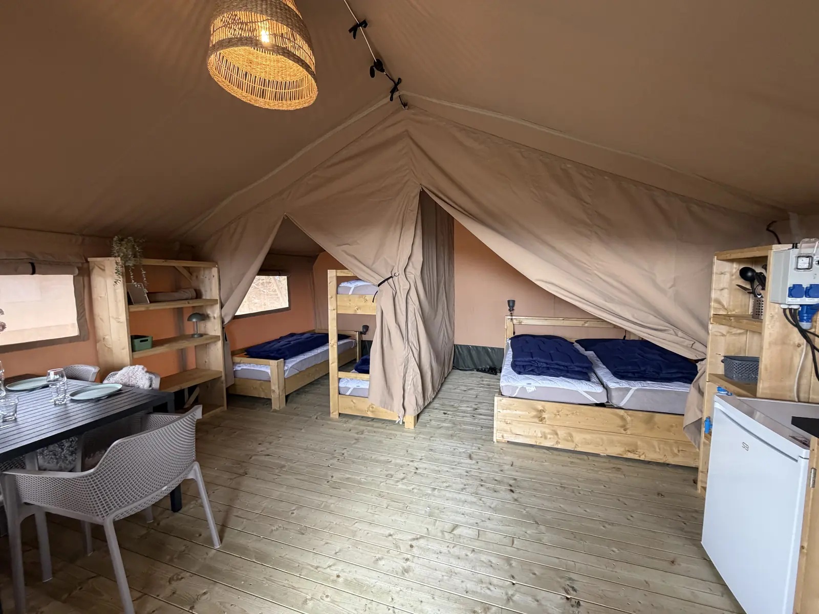 terrasse ved minihytte