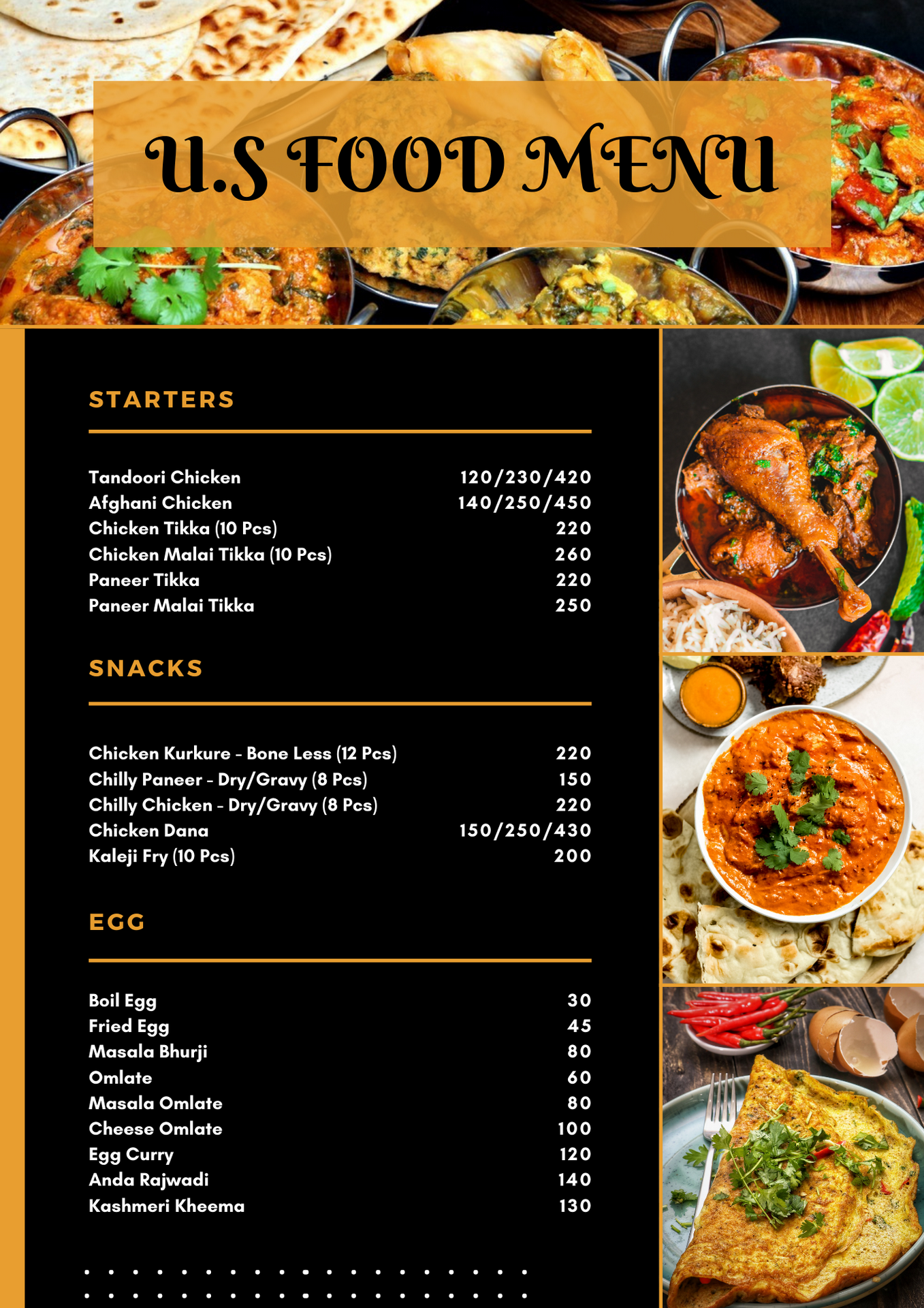 Food Menu