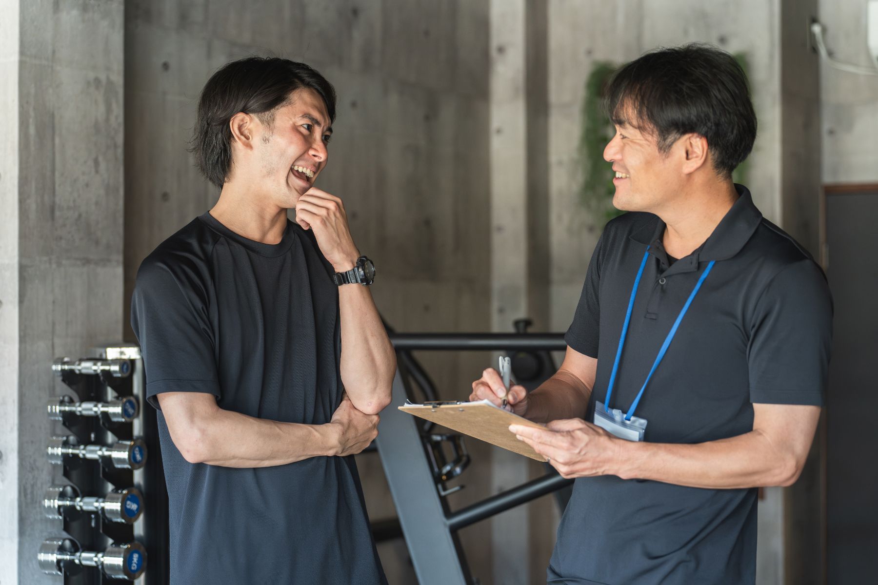 トレーナーによるカウンセリングの様子