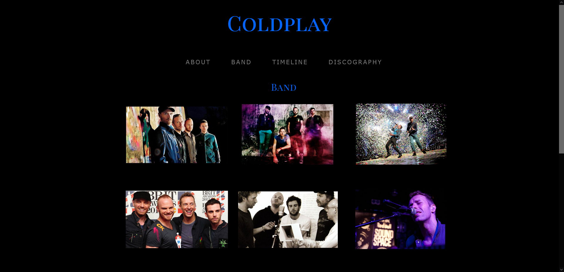 Favorite Band: ColdPlay