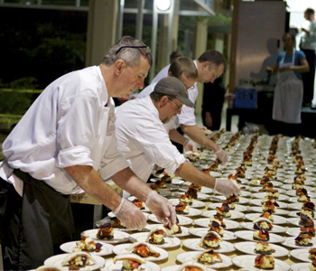 Backstage Food Plating