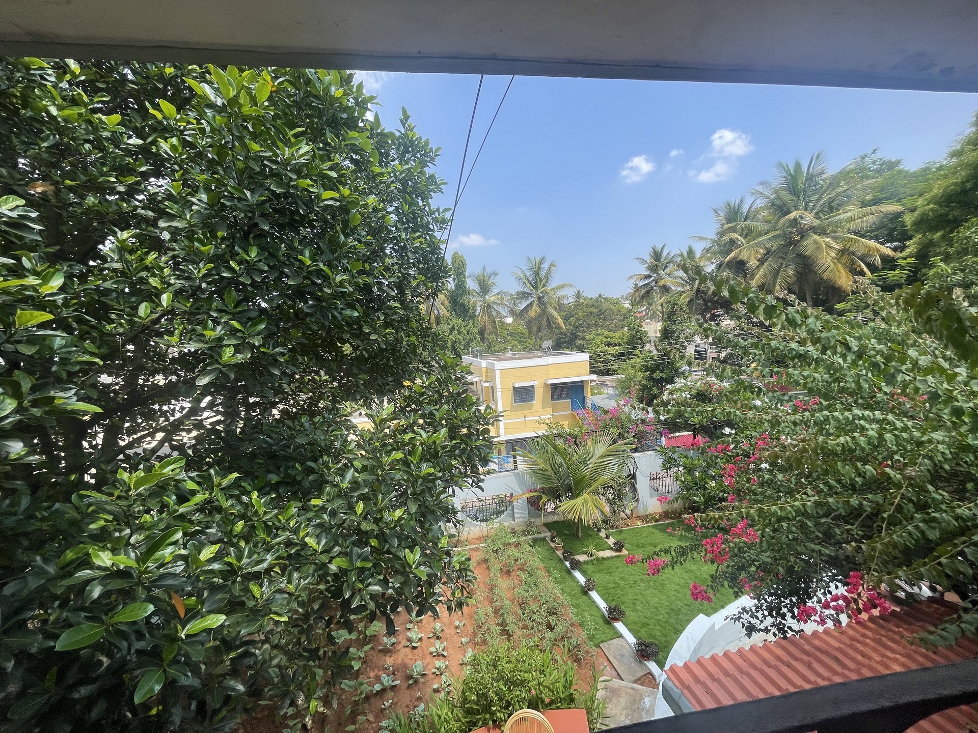 View of balcony in Mysore