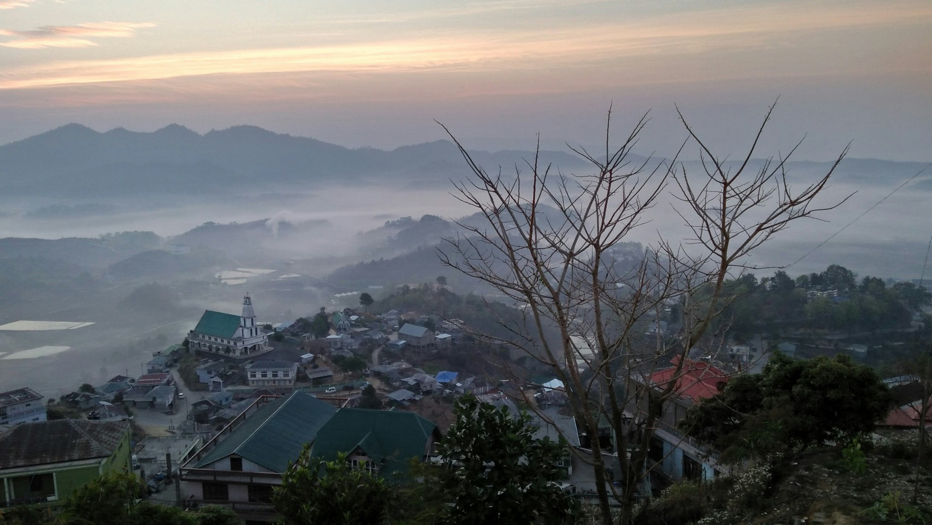 church in the hills of mizoram