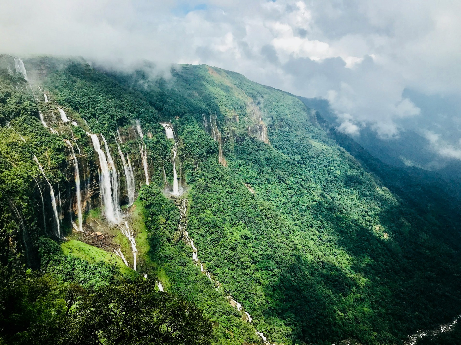 landscape of meghalaya