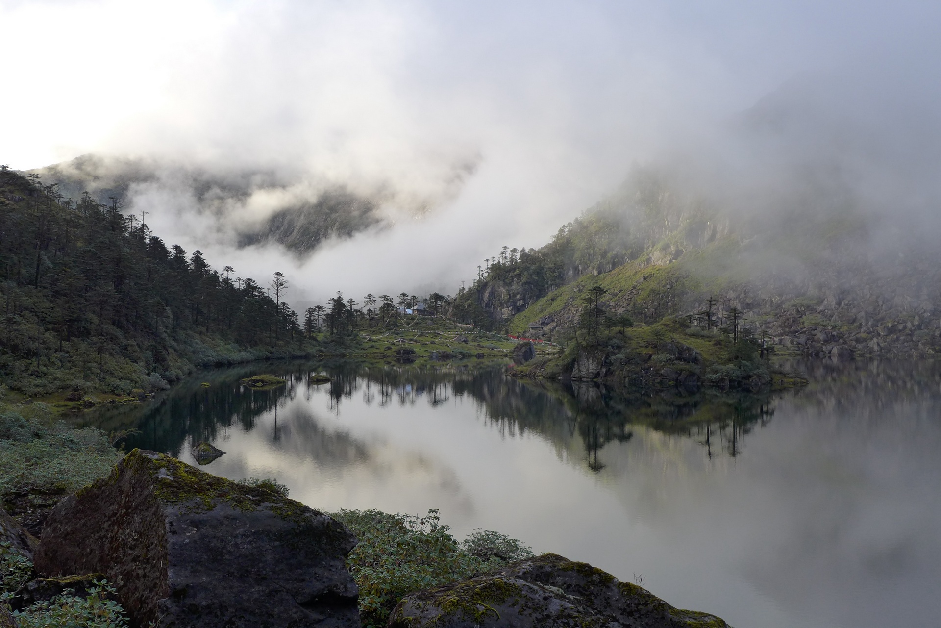 danakosha lake deep in the realm of pemako in arunachal pradesh