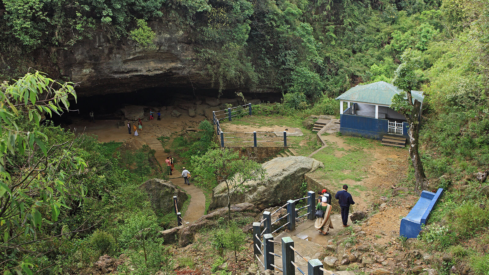 Exploring caves in Meghalaya during Shillong Tour