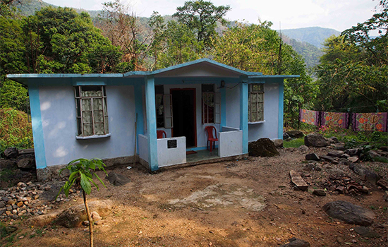 gueathouse, nongriat village, northeast india