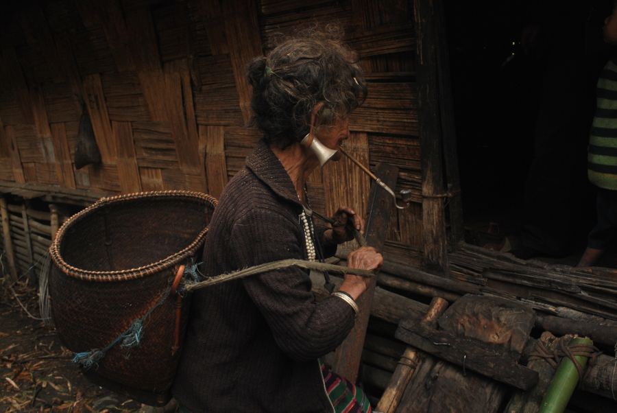 tribal lady from mishmi tribe in arunachal pradesh