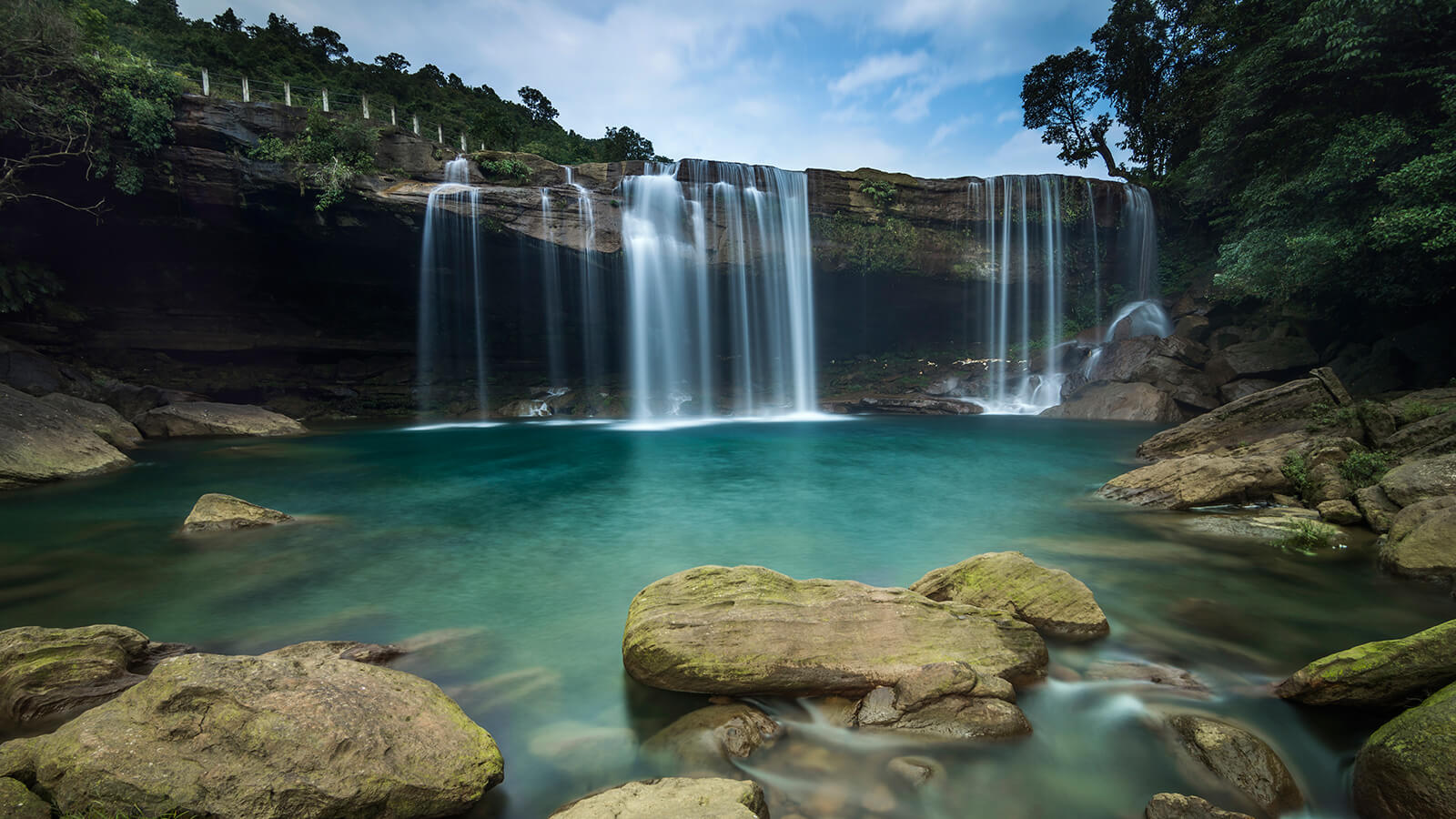 Waterfall in Meghalaya itinerary