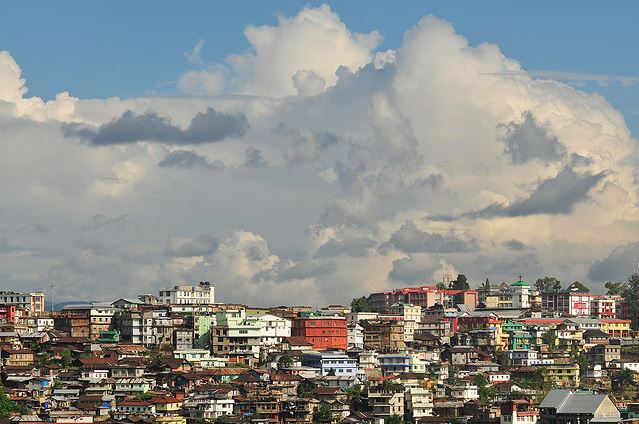 kohima city panorama