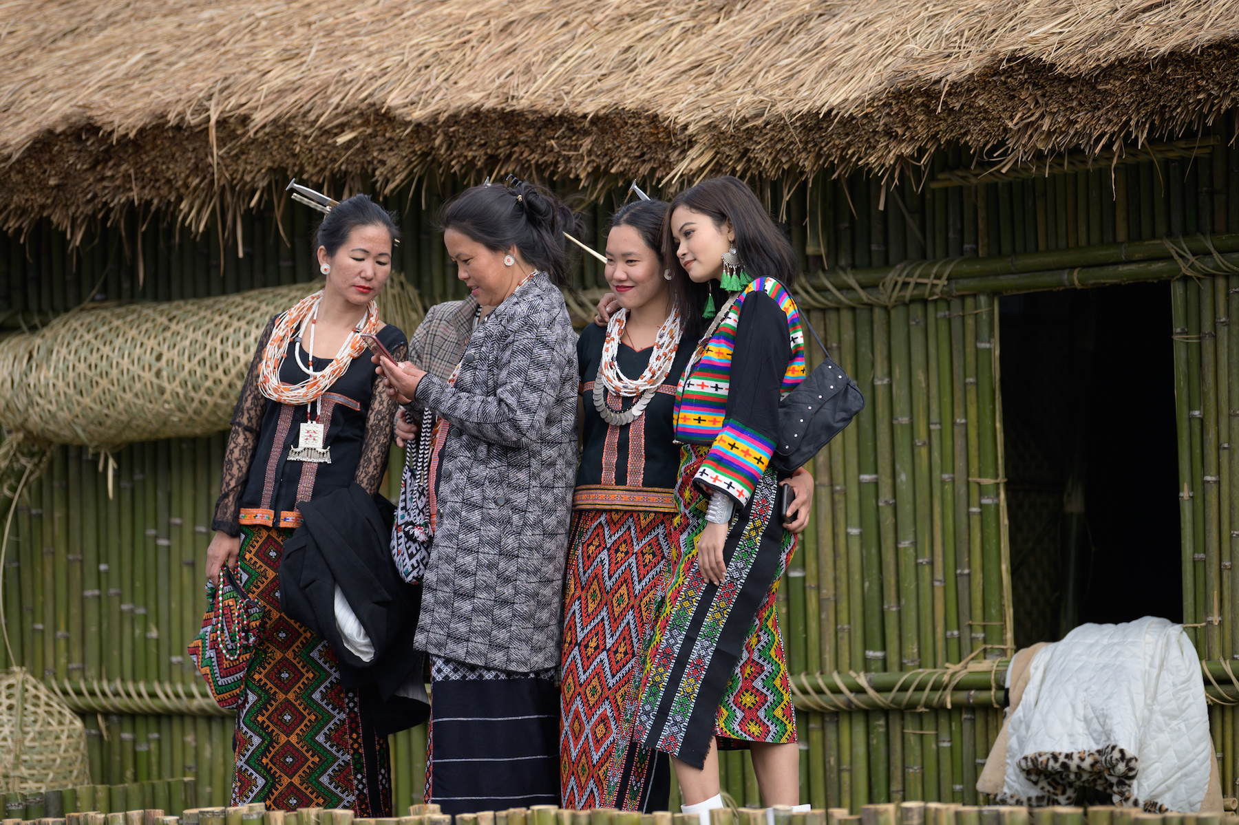 Mishmi Tribal Girls in Traditional Attire
