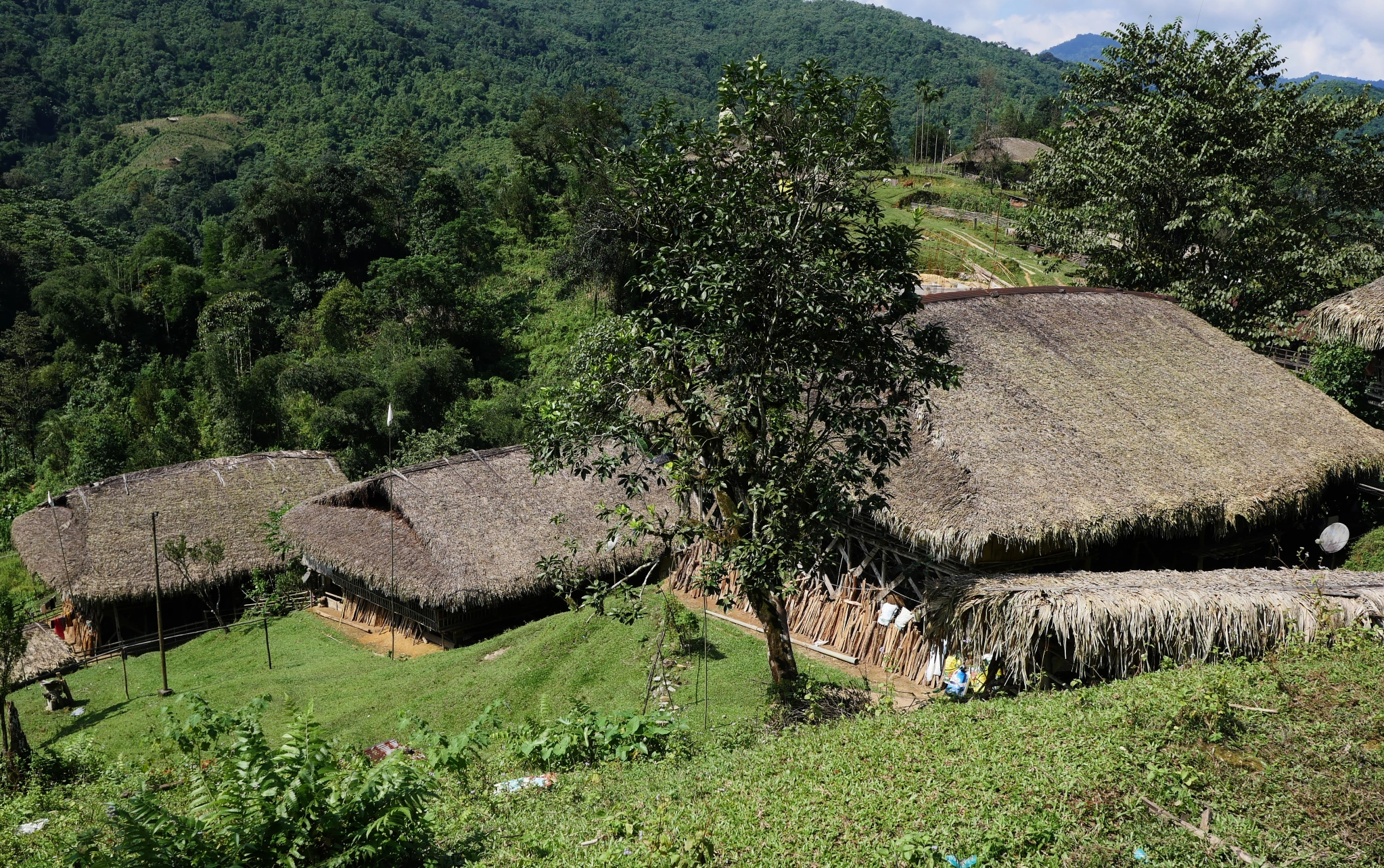 a beautiful tribal village in northeast india