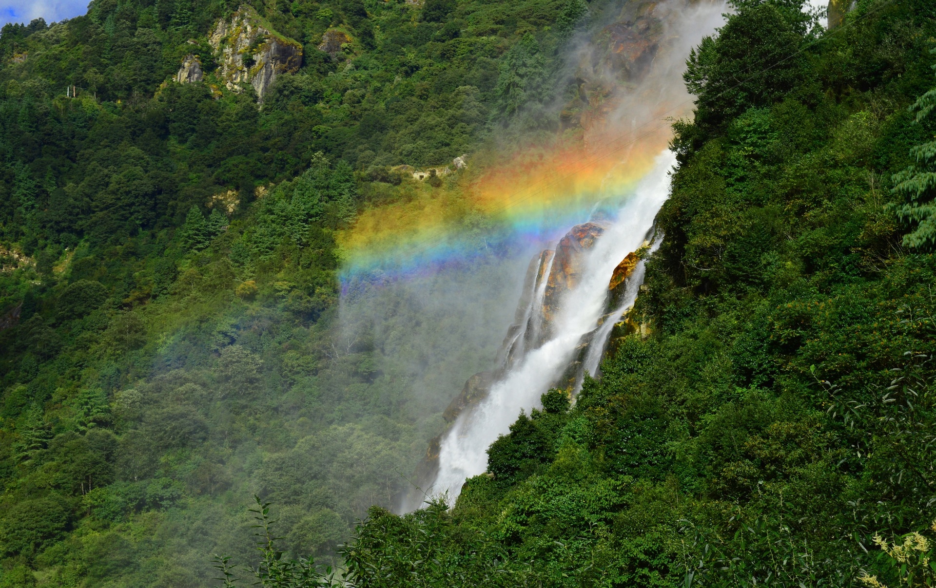 jung waterfall nearby tawang in arunachal pradesh