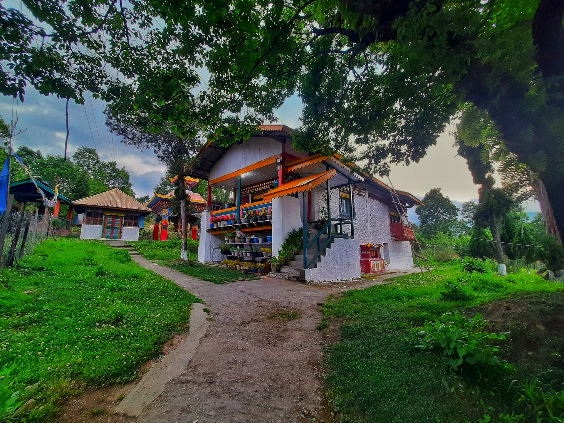 monastery in shergaon village