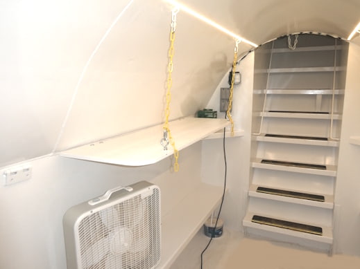storm shelter shelf